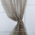 Latest product good transparency organza modern curtain